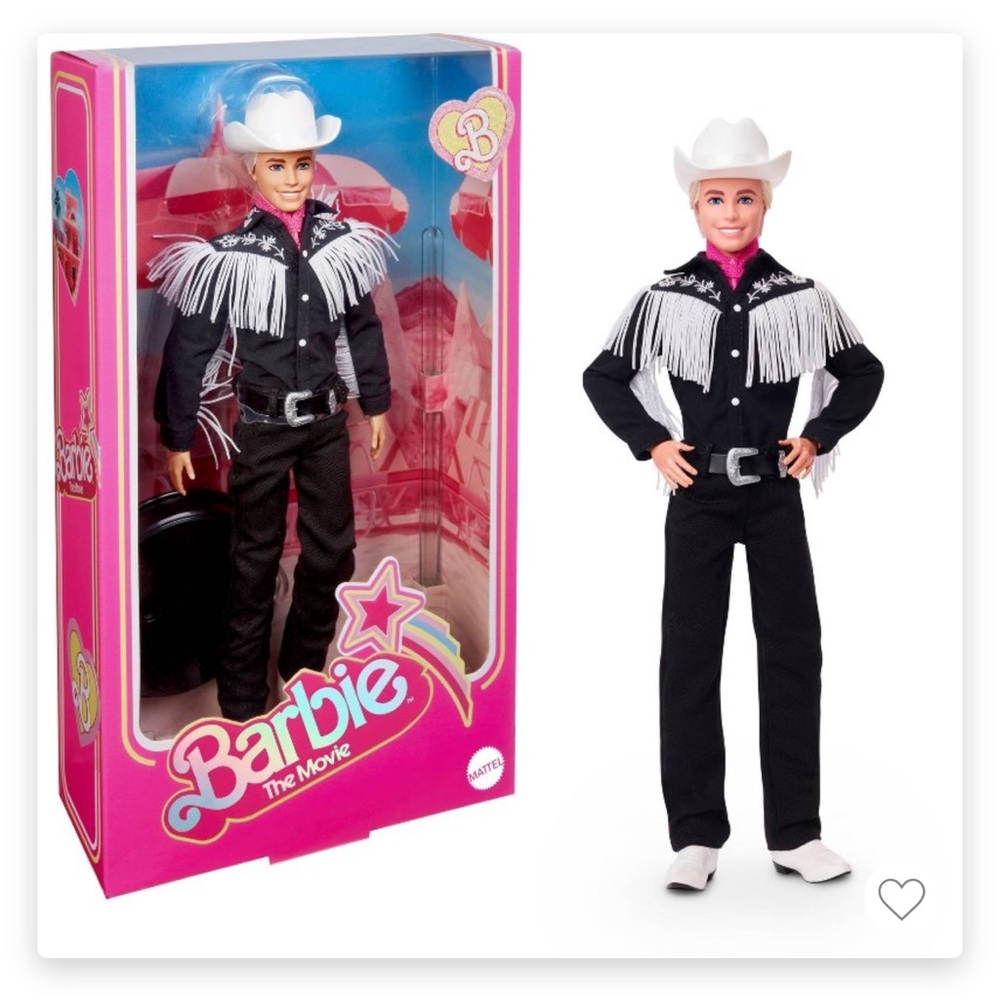 NIB Barbie the movie Ken western doll
